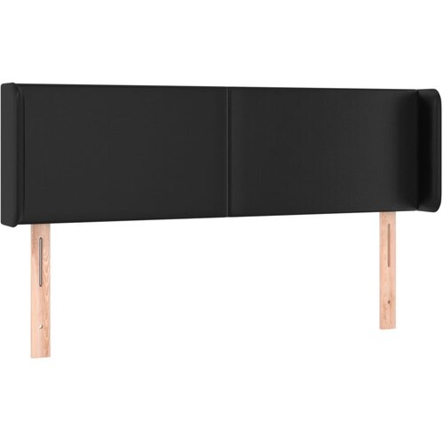 Maison Chic vzglavna omarica - nočna omarica - posteljna omarica z u&amp;scaron;esi črno 147x16x78/88 cm umetno usnje, (21708723) Slike
