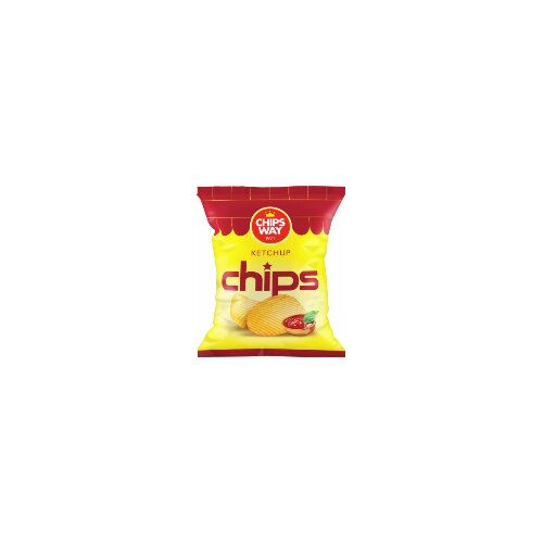 Chips Way čips kečap rebrasti 40g kesa Slike