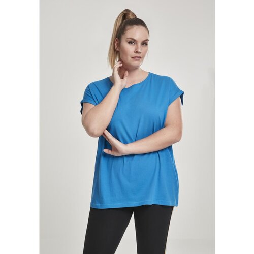 Urban Classics Ladies Extended Shoulder Tee hawaiianblue Cene