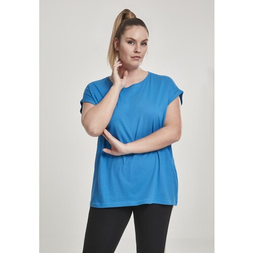 Urban Classics ladies extended shoulder tee hawaiianblue Cene