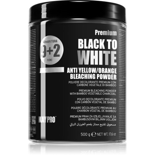 Kaypro Black To White Anti Yellow/Orange Bleaching Powder posvjetljujući puder za kosu za profesionalnu uporabu 500 g Cijene