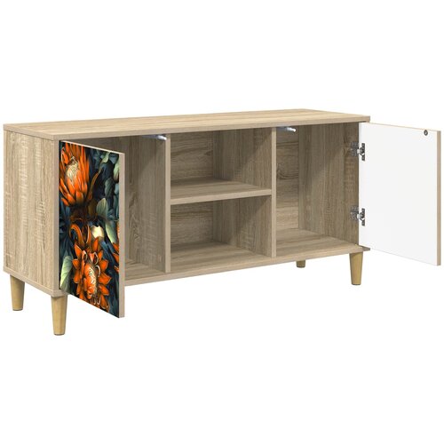  ormar LOCHEM 102 x 33 x 50 cm Sonoma Konstruirano drvo Slike