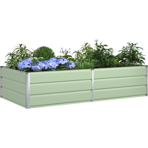  Sadilica Pastelno zelena 195 x 100 x 45 cm Cinkani čelik Slike