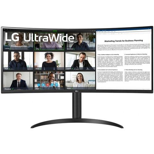 LG ukrivljen monitor 34WR55QK-B Cene