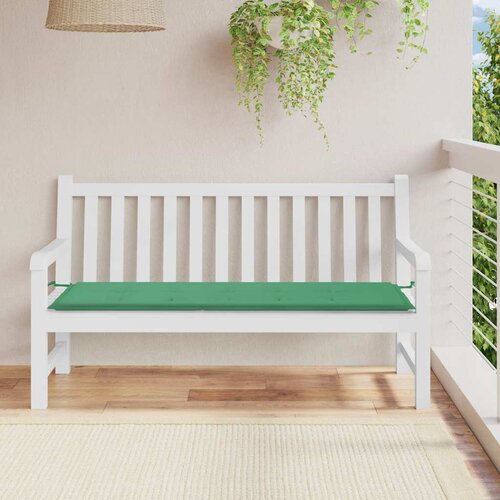  Jastuk za vrtnu klupu zeleni 150 x 50 x 3 cm od tkanine Oxford Cijene