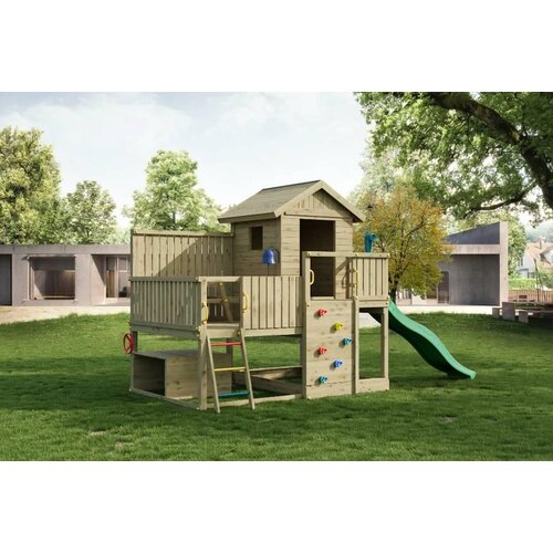 Fungoo Set SWEET HOUSE - drveno vrtno igrali&amp;scaron;te Slike