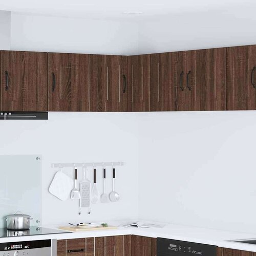  Zidni kuhinjski ormarić s policom Smeđi hrast 57 x 57 x 40 cm Cijene