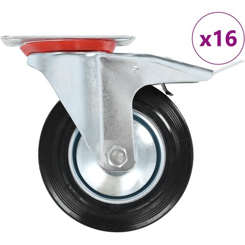 VidaXL Okretni kotačići 16 kom 160 mm Slike