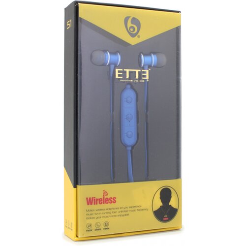 Ette S1 plave bluetooth slušalice Slike