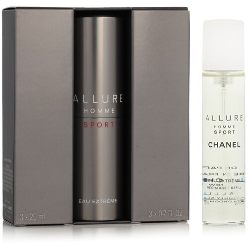 Chanel allure Homme Sport Eau Extreme toaletna voda &amp;quot;okreni i poprskaj&amp;quot; 3x20 ml za mu&amp;scaron;karce Slike