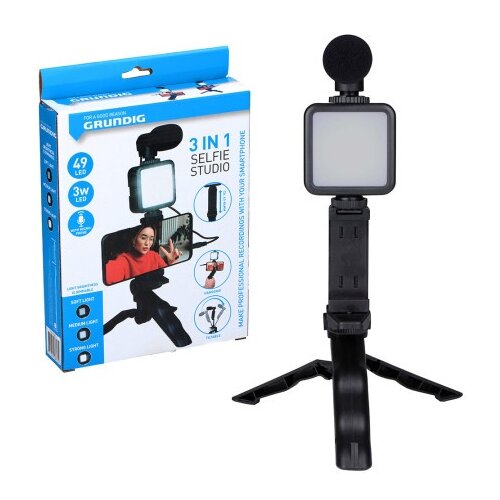 Grundig tripod selfi studio stativ 3u1 ( 1038061 ) Cene