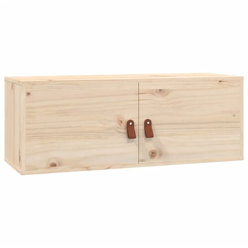 Maison Chic Stenska omarica - Zidna omarica 80x30x30 cm trdna borovina iu746, (22063589) Cene