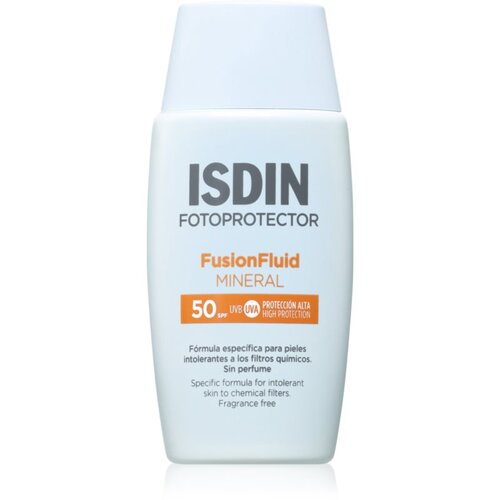 ISDIN Fotoprotector Fusion Fluid Mineral SPF 50 za&amp;scaron;titni fluid za osjetljivu kožu lica SPF 50 50 ml Slike
