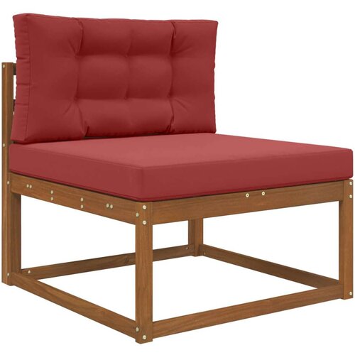  Jastuk za vanjsku sofU 2 pcs boja crnog vina Poliester - boja crnog vina 80 x 80 cm 1x sjedalo +1x naslon (3D s bartagom) Slike
