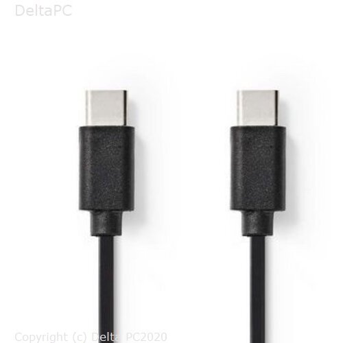 Nedis USB 2.0 kabel usb type c m - usb type c m 1m Slike