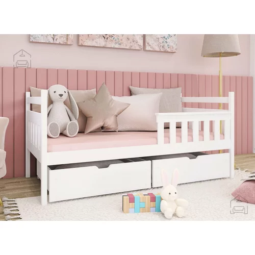 Lano Otroška postelja Emma - 80x180 cm - Bela