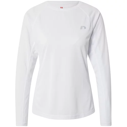 New Line Tehnička sportska majica siva / bijela