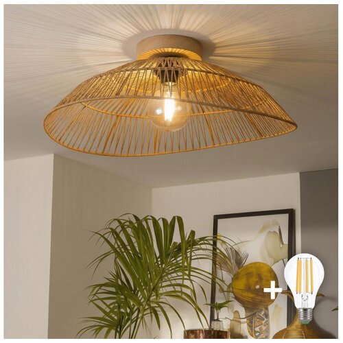  Brilagi - LED plafonski luster CERIA BOHO 1xE27/40W/230V prečnik 70 cm braon/hrast Cene