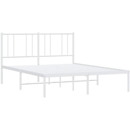  okvir za krevet s uzglavljem bijeli 140 x 200 cm Slike