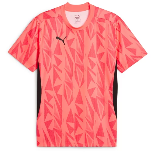 Puma Tehnička sportska majica 'IndividualFINAL' koraljna / crvena / crna