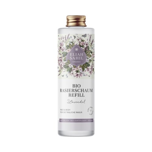 Eliah Sahil Bio pena za britje s sivko - 100 ml - za polnjenje Slike