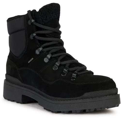 Geox Pohodni čevlji D Nevegal B Abx D36UPD 022FU C9999 Black