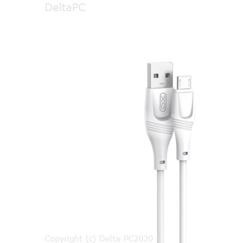 XO cable NB238 USB - microUSB 1,0 m 2,4A white Cijene
