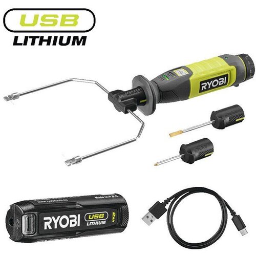 Ryobi kompaktni aku vrući rezač/ usb lithium 4V (2/0 ah) RHC4-120G Slike