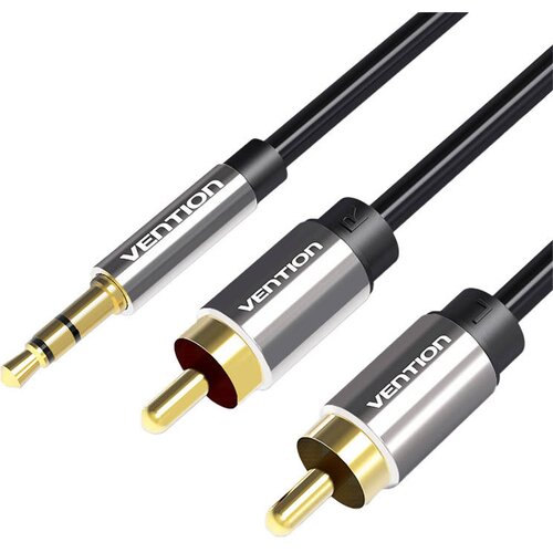 Vention AVDIO KABEL 2X RCA DO 3,5 MM ZA AVDIO SISTEME 0,5 M ZMOGLJIVOST, (5000075407) Slike