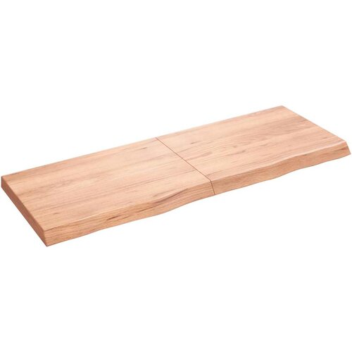  Zidna polica svjetlosmeđa 140x50x(2-6) cm obrađena hrastovina Cene