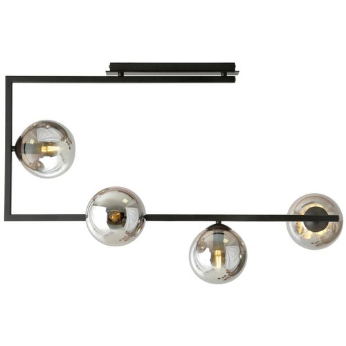  Luster na &scaron;ipci SOMA 4xE14/10W/230V crna/siva Cene