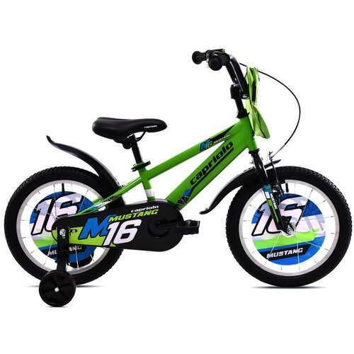 Capriolo bicikl za decu mustang, 16", zeleni Cene