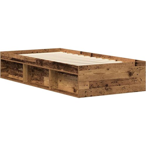 VidaXL okvir kreveta bez madraca staro drvo 100x200 cm Slike