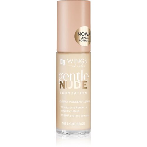AA Wings of Color Gentle Nude Foundation tekoči puder z vlažilnim učinkom odtenek 403 Light Beige 30 ml Cene