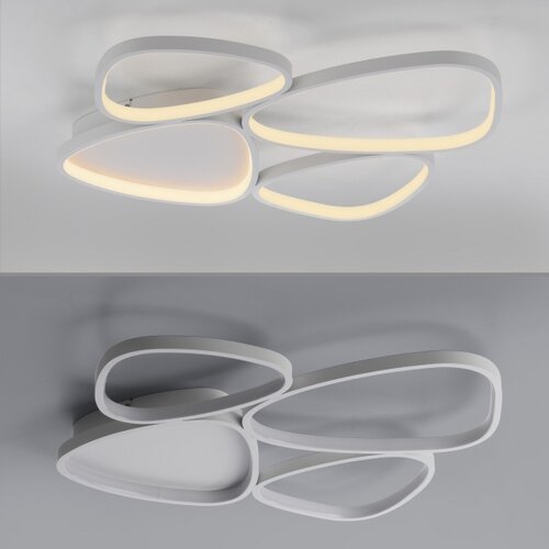 SCH&amp;Ouml;NER WOHNEN 14038-16 - LED prigu&amp;scaron;iva stropna svetiljka PEBBLES LED/35,5W/230V bela Slike