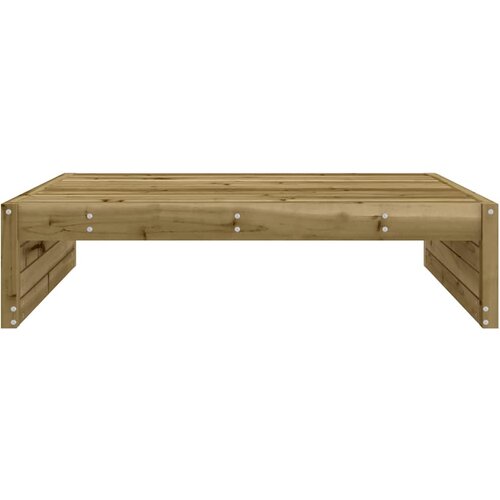 Vrtni tabure 120 x 80 cm od impregnirane borovine Smeđa Slike