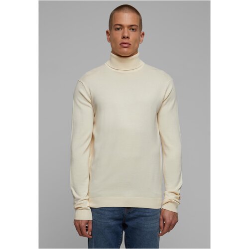 UC Men Knitted Turtleneck Sweater whitesand Slike
