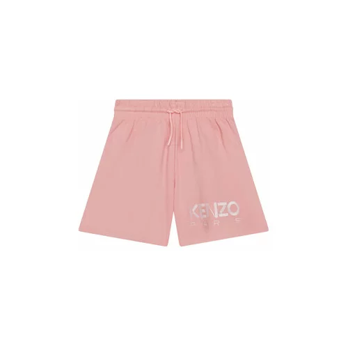 Kenzo Kids Kratke hlače iz tkanine K14253 S Roza Regular Fit