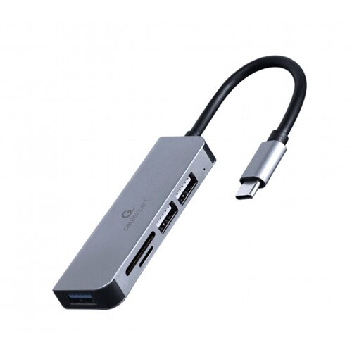  HUB GEMBIRD Type-C 3-port hub 3.1 + 2.0 with card reader, UHB-CM-CRU3P1U2P2-01 Cijene
