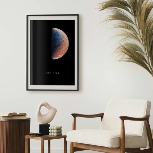  Plakat - Jupiter 29.7x42 Crni okvir s margom Cene