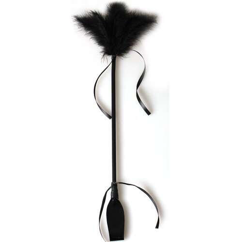SecretPlay Duster and Riding Crop Black Cene
