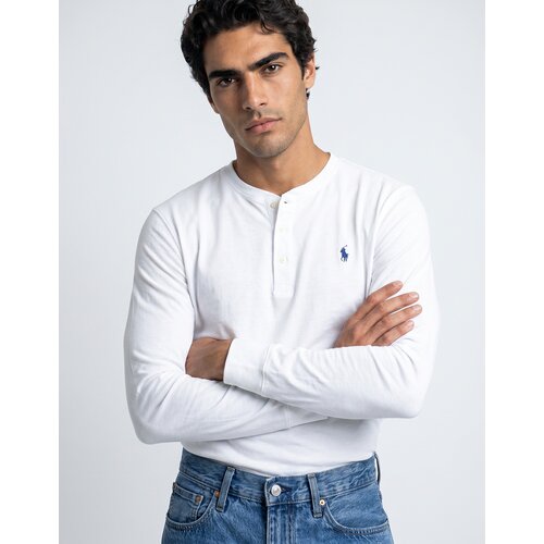 Polo Ralph Lauren HENLEY COL TUNISIEN Bijela Slike