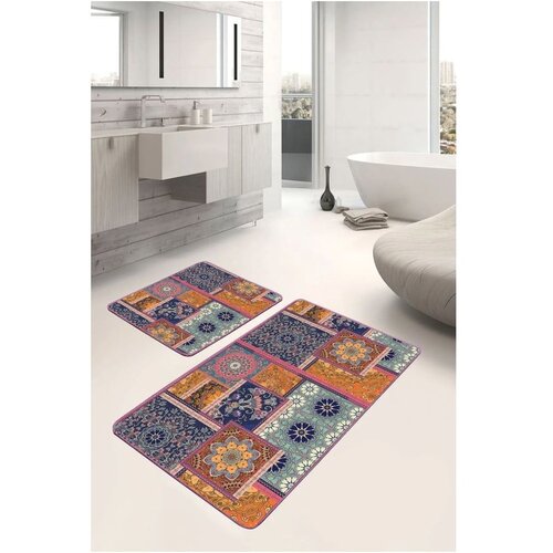Mila Home Žametne kopalni&amp;scaron;ke preproge v kompletu 2 ks 60x100 cm &amp;ndash; Slike