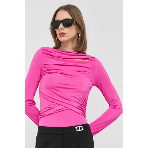 Victoria Beckham Majica dugih rukava za žene, boja: ružičasta
