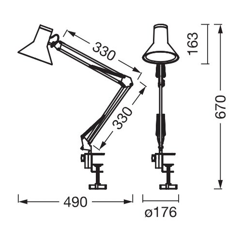 Osram LED prigu&amp;scaron;iva stona lampa sa stezaljkom OFFICE LINE LED/9W/230V 3000K bela Slike