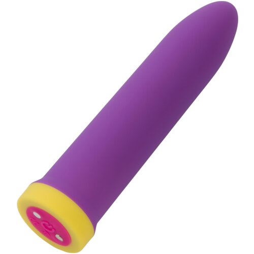  Platanomel&amp;oacute;n Bali - akumulatorski palčni vibrator s 4 nastavki (vijoličen) Slike
