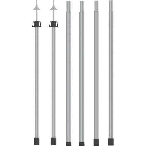 vidaXL Teleskopske palice za ponjavo 102-260 cm 2 kosa aluminij, (20994404) Cene