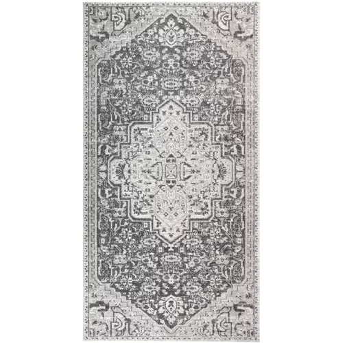 Vanjski tepih ravno tkanje 80 x 150 cm svjetlosivi