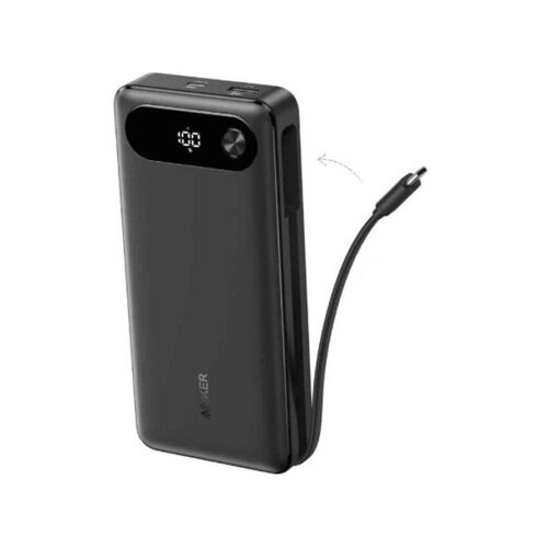 Anker power bank (20k, 87w, built-in usb-c) black Slike