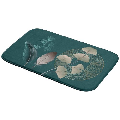Douceur d int&amp;eacute;rieur Turkizna kopalni&amp;scaron;ka preproga 45x75 cm Ginkoblue &amp;ndash; Slike